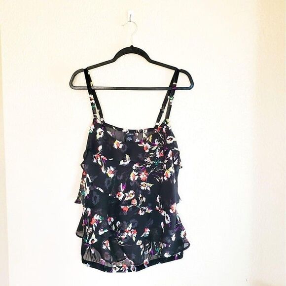 Torrid Womens Tops Bundle of 2 Blouses -Chiffon Top/Tank 0/XL - Picture 8 of 11